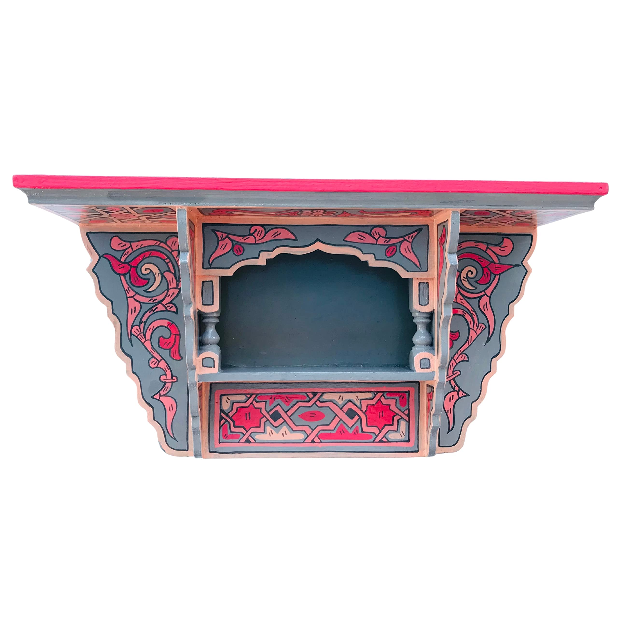 Amazon.com: HibArt Moroccan Wooden Floating Shelves - 15x9